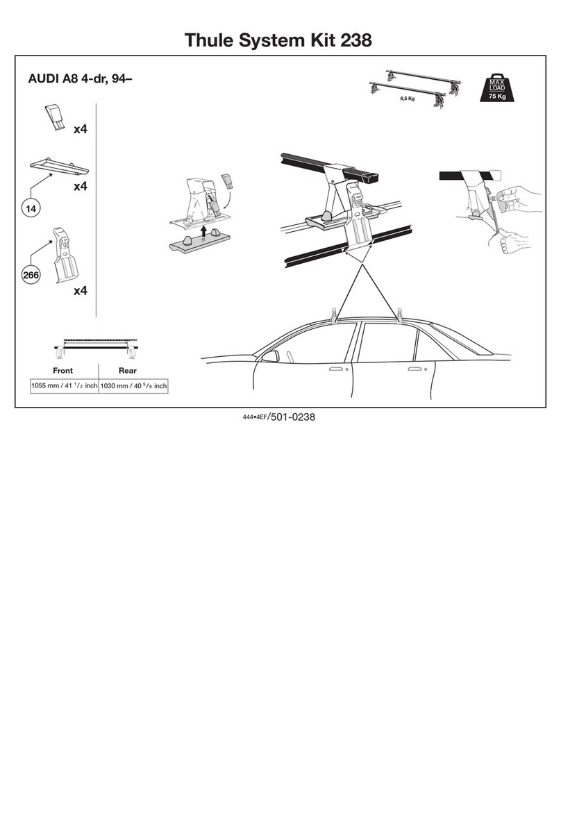 Thule 238 User manual Thule 238 User manual