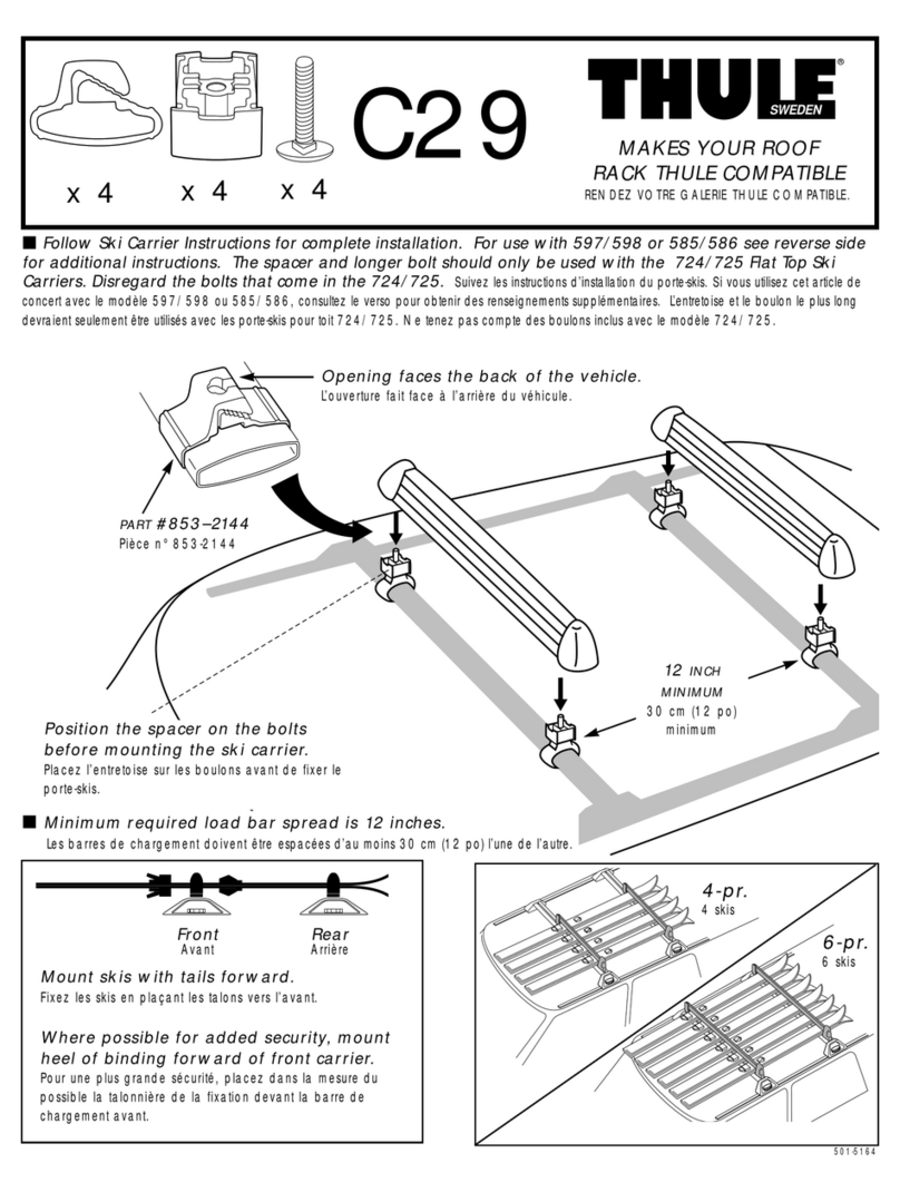 Thule C29 User manual