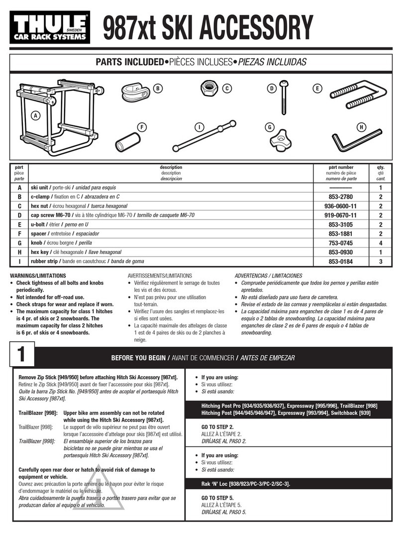 Thule 987xt installation instructions