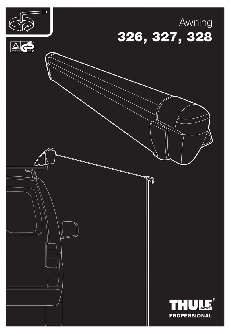 Thule Awning 326 Assembling instructions