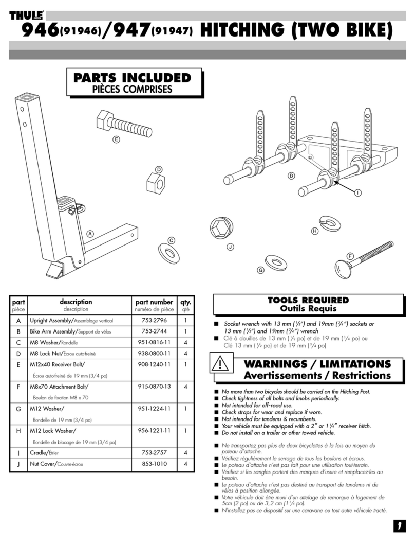 Thule 946(91946) User manual