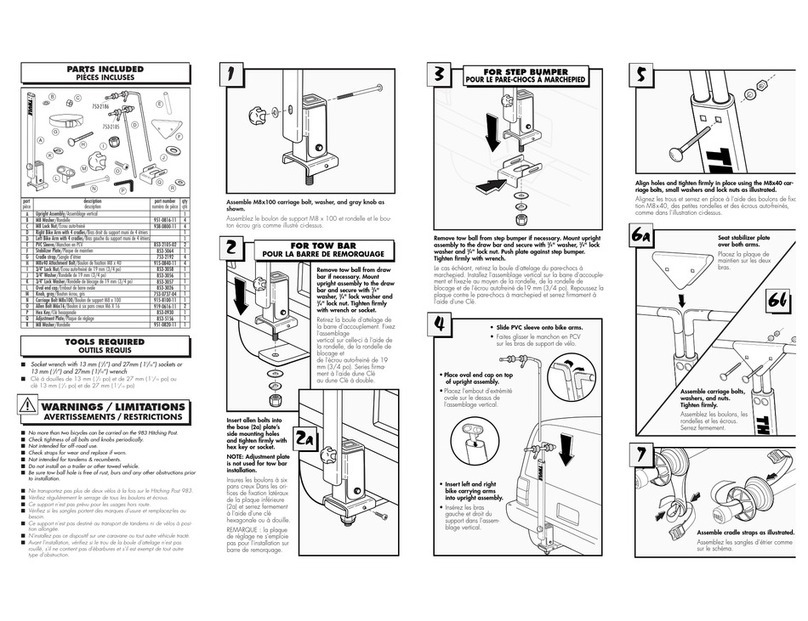 Thule 983 User manual Thule 983 User manual