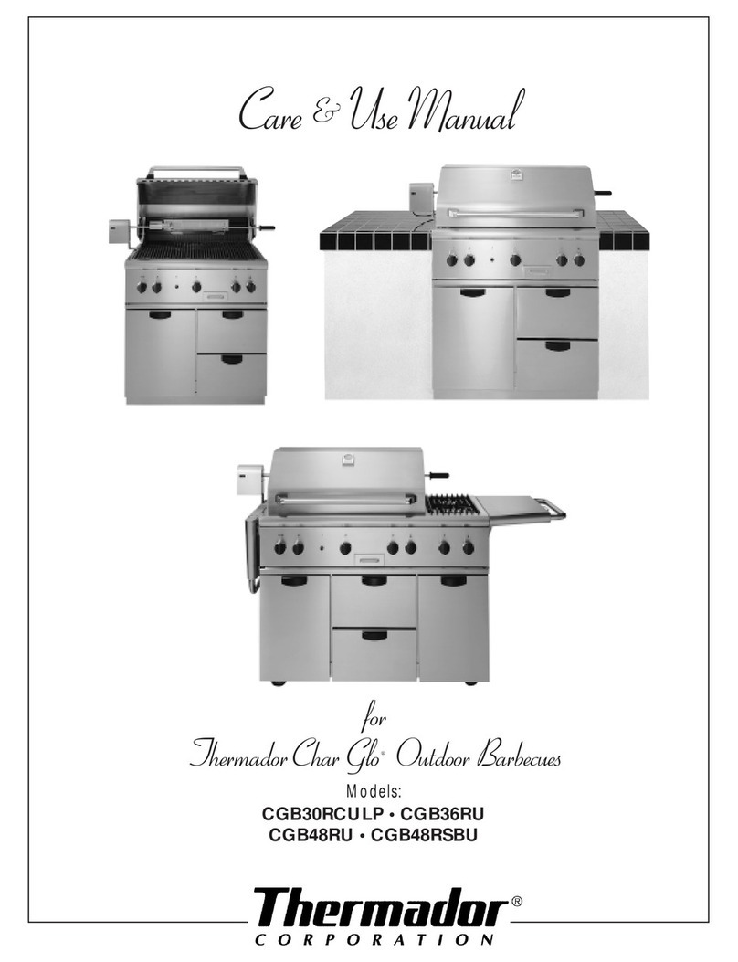 Thermador CGB30RCULP Care & use manual