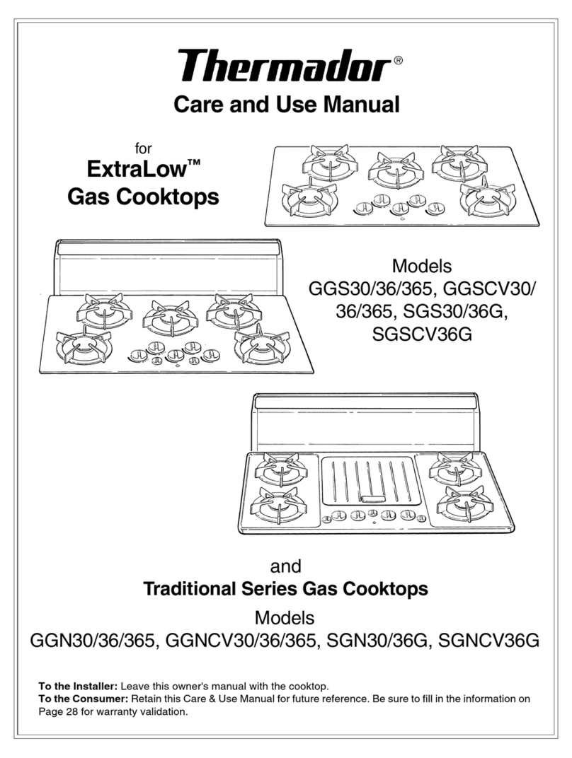 Thermador Traditional GGN30 Guide