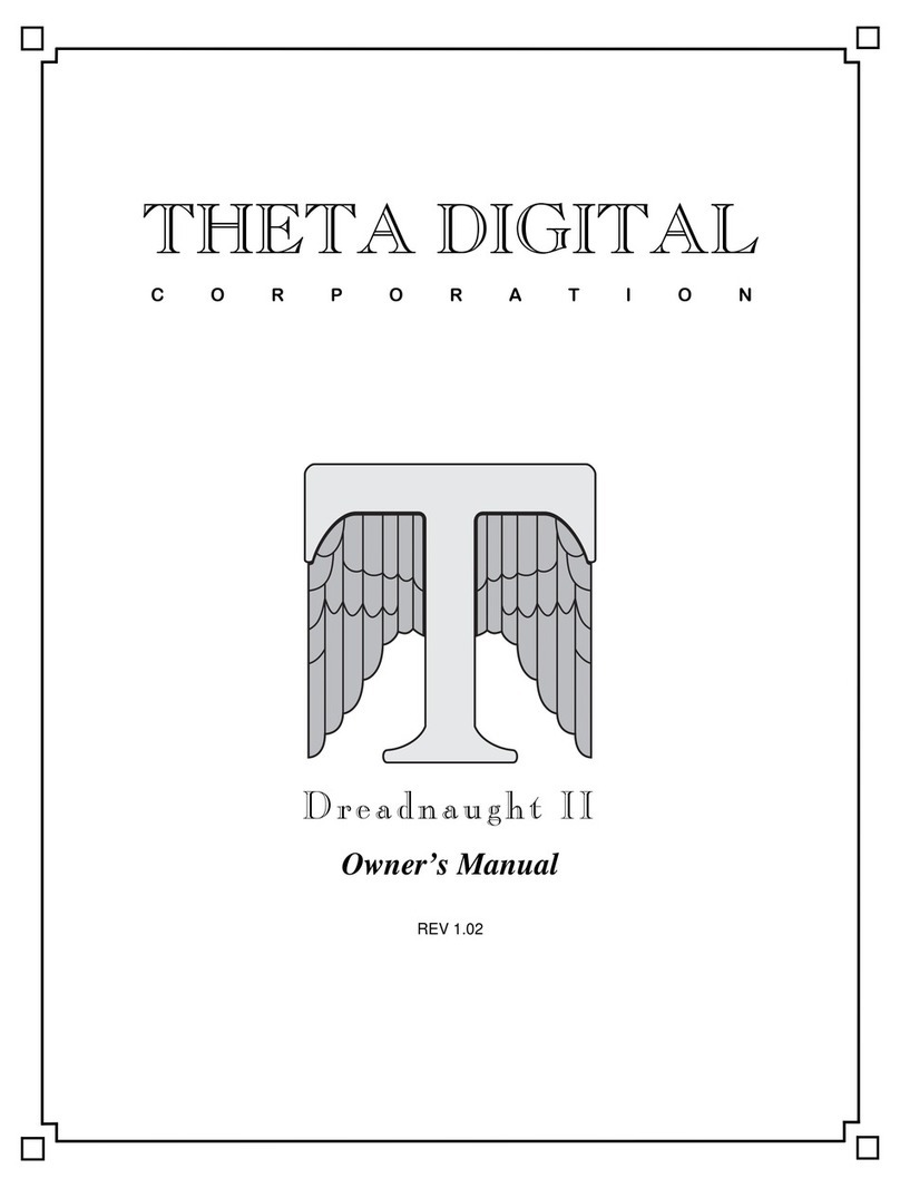 Theta Digital Dreadnaught II owner's manual
