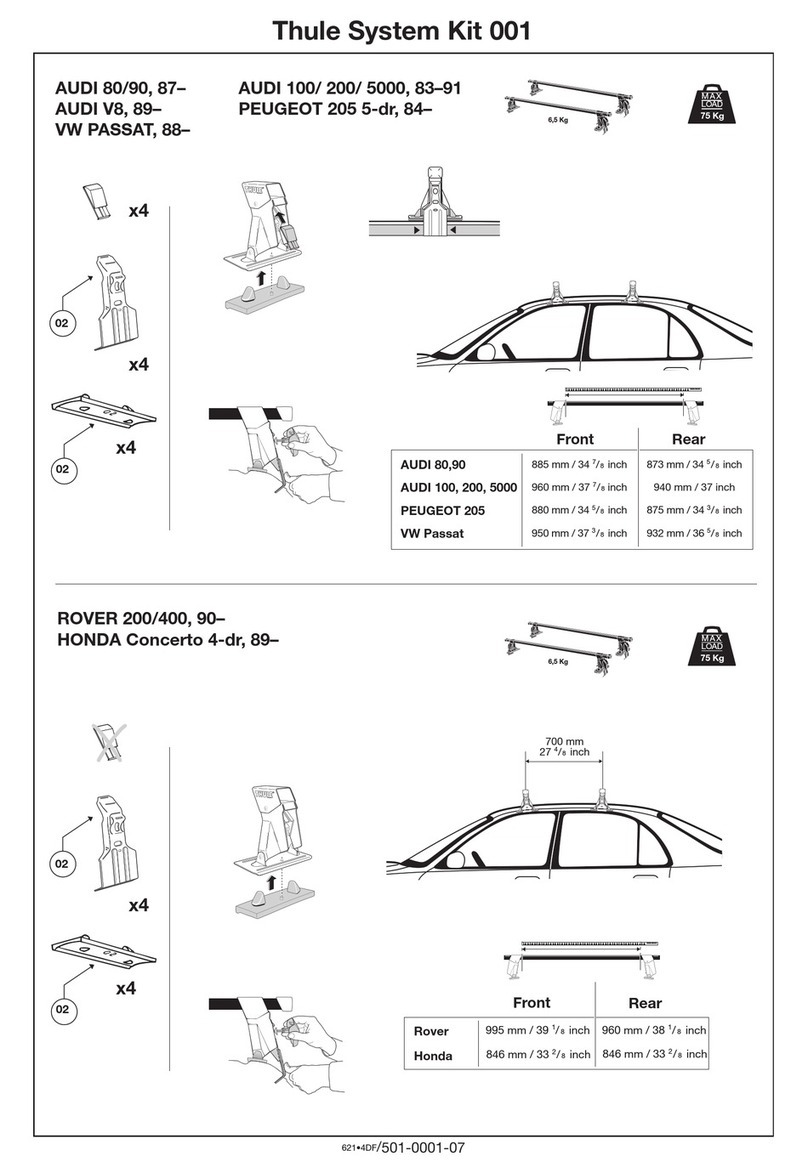 Thule Chariot Cougar 1 User manual Thule Chariot Cougar 1 User manual