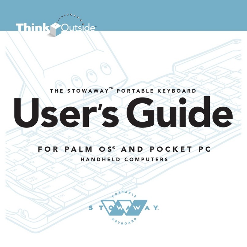 Think Outside Stowaway Wireless Keyboard user guide