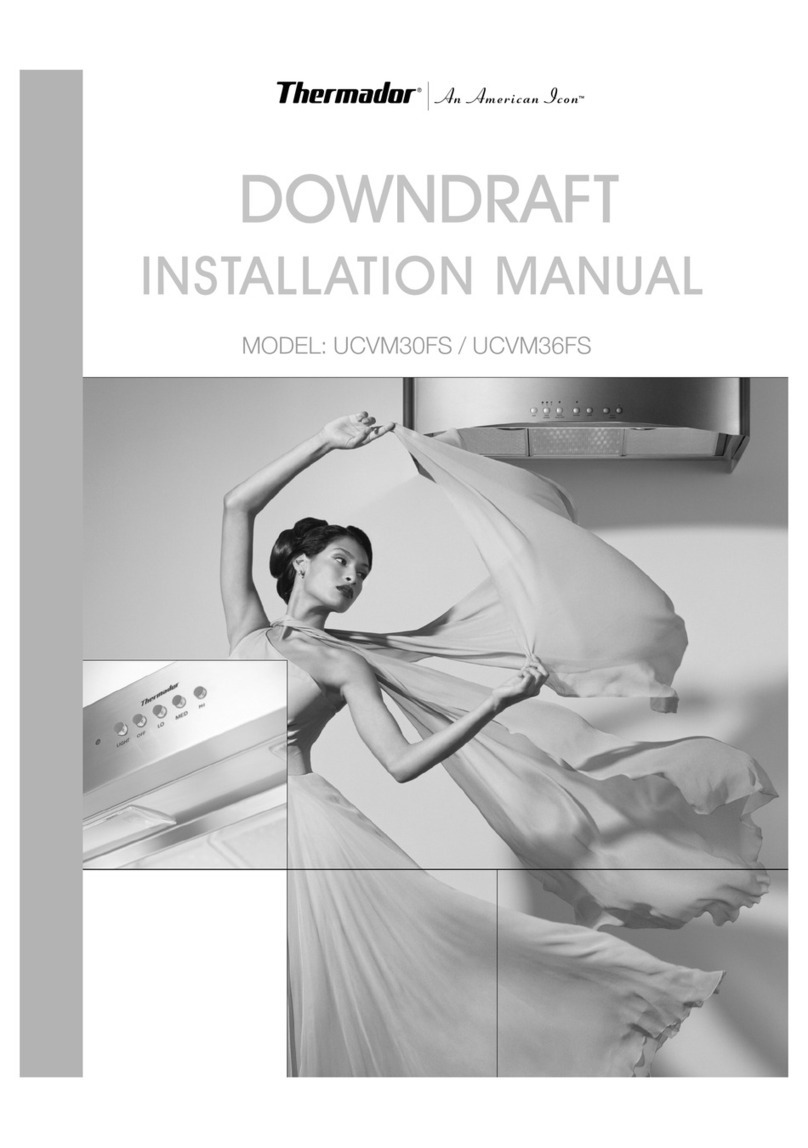 Thermador UCVM36FS User manual