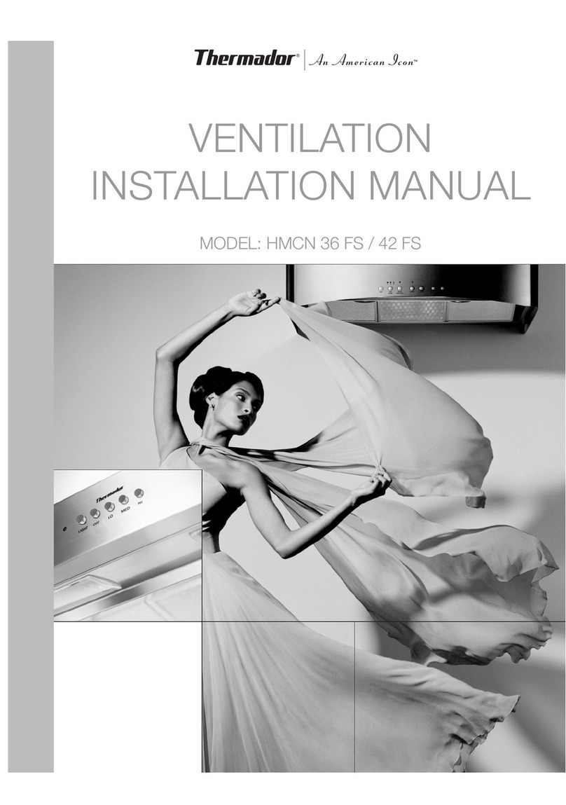 Thermador HMCN36FS installation manual Thermador HMCN36FS installation manual