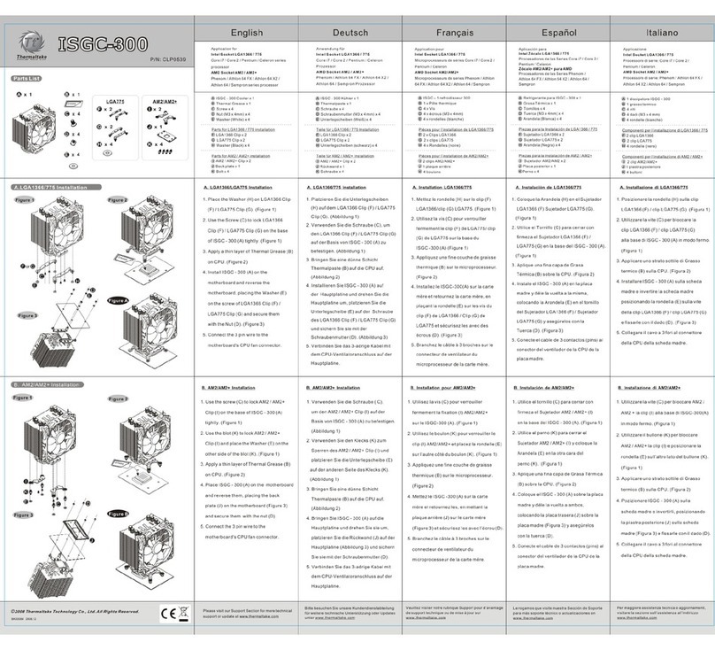Thermaltake CLP0539 User manual