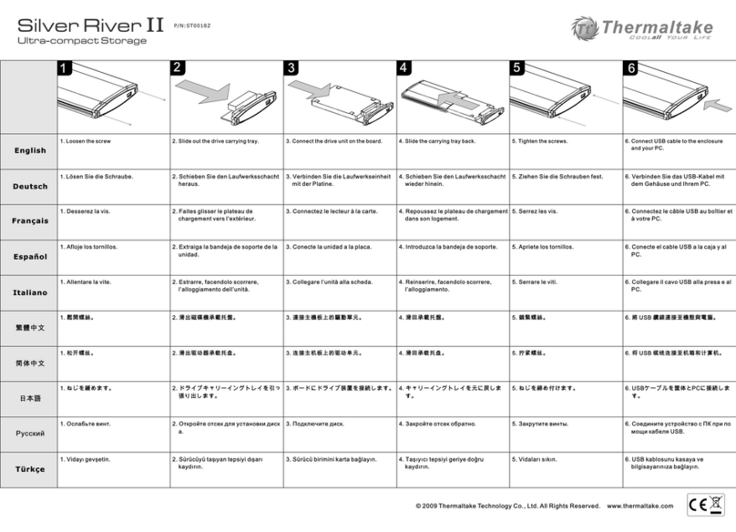 Thermaltake Silver River II ST0018Z quick guide