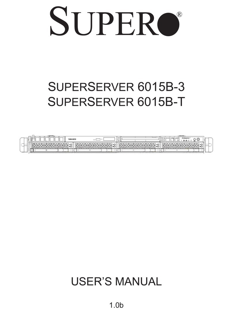 Supero SUPERSERVER 6015B-3 user manual