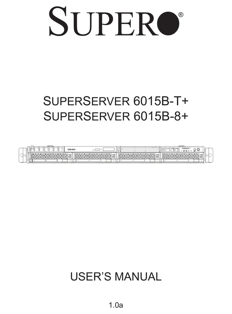 Supermicro SUPERSERVER 6015B-8+ User manual Supermicro SUPERSERVER 6015B-8+ User manual