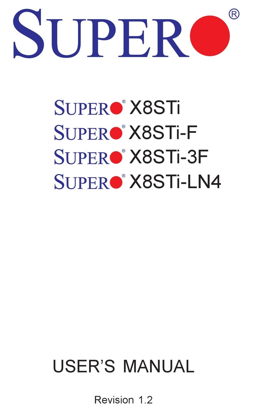 Supero X8STi User manual Supero X8STi User manual