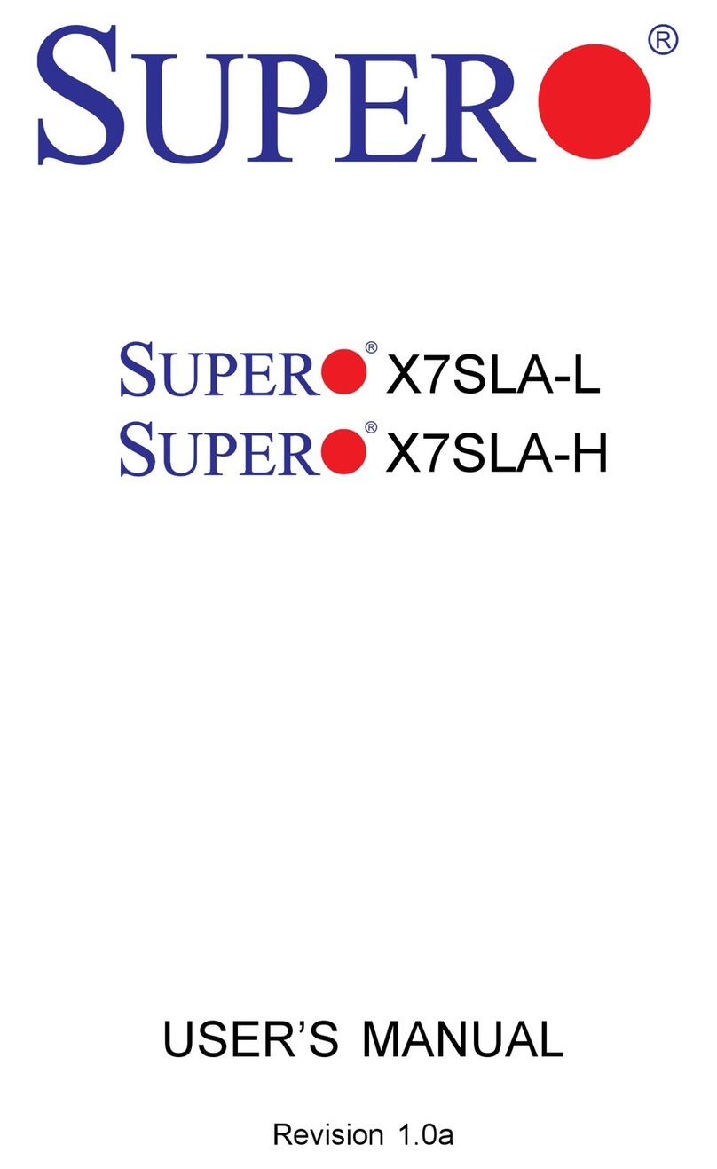 Supero X7SLA-H user manual