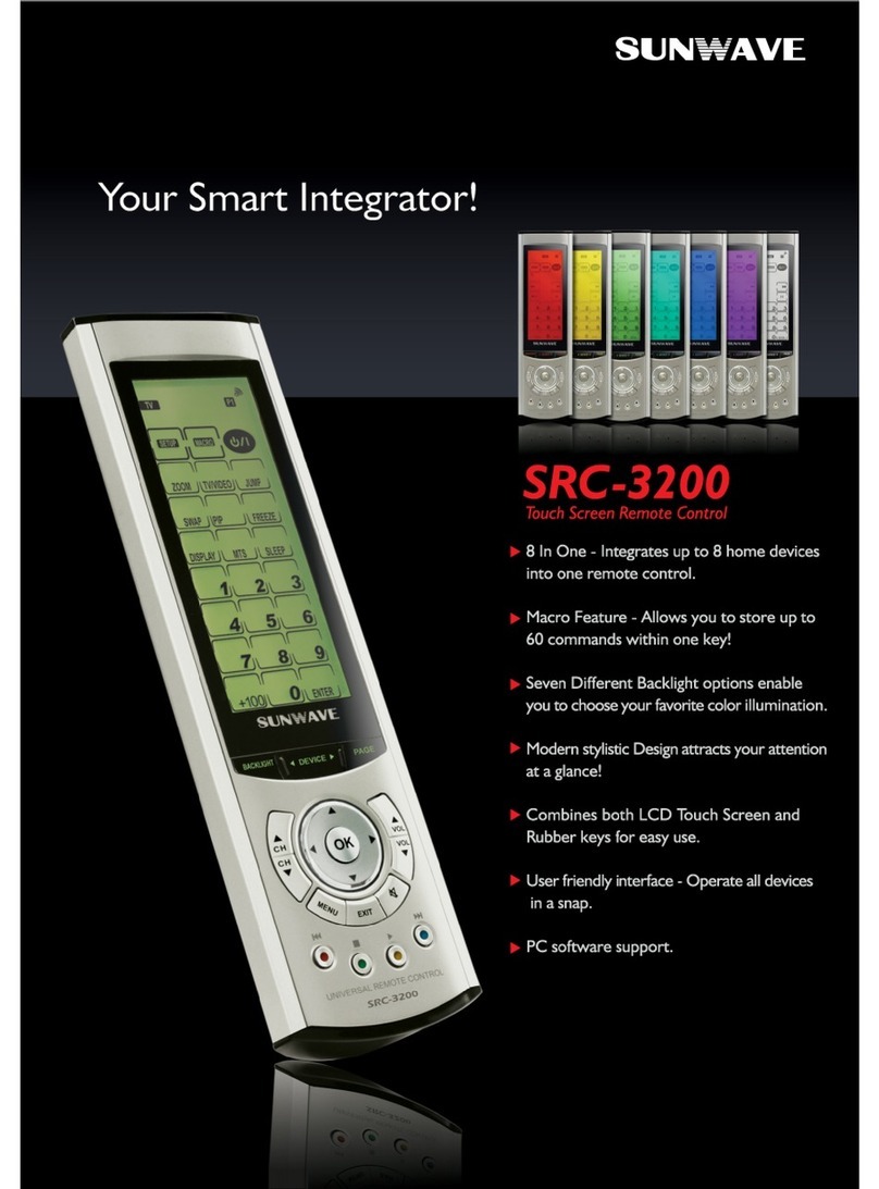 Sunwave src-3200 User manual
