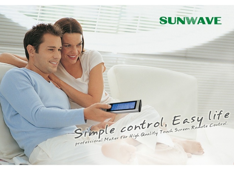 Sunwave Tech. Touch Screen Remote Control brochure