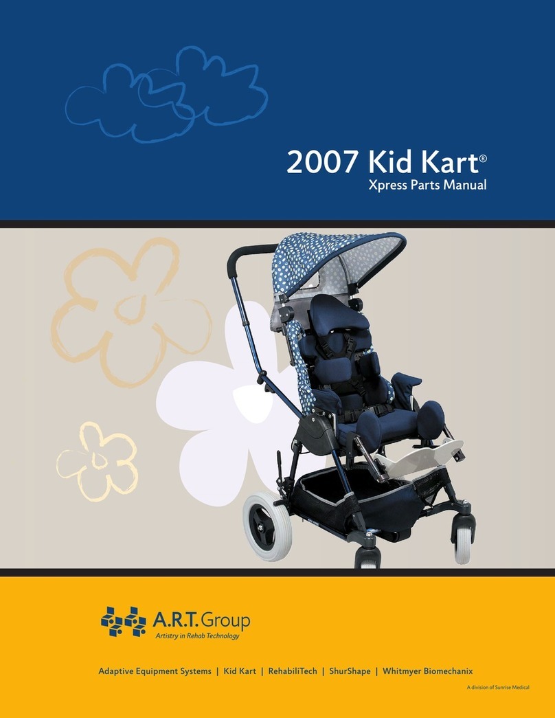 Sunrise Medical 2007 Kid Kart Stroller parts manual