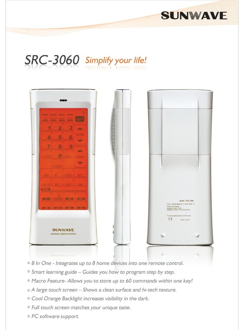 Sunwave SRC-3060 Specifications