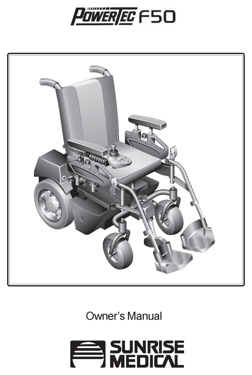 Sunrise Medical POWERTEC F50 owner's manual