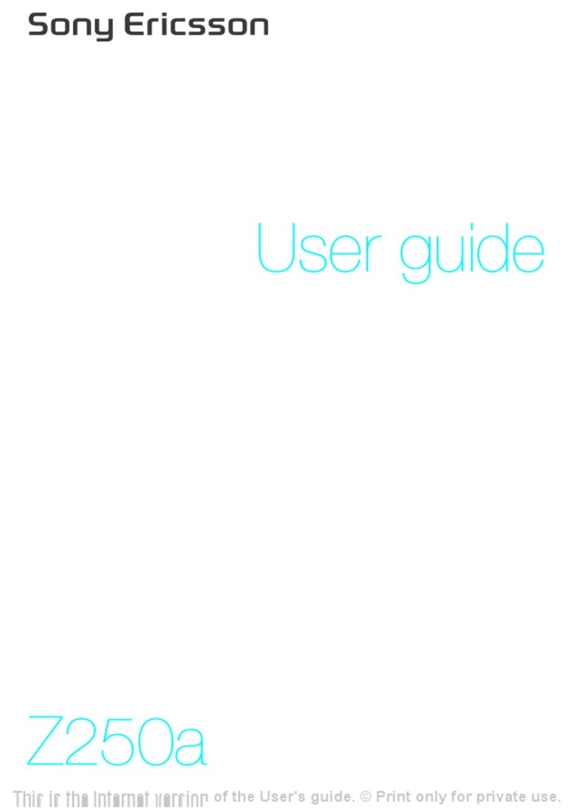 Sony Ericsson Z250A User manual Sony Ericsson Z250A User manual