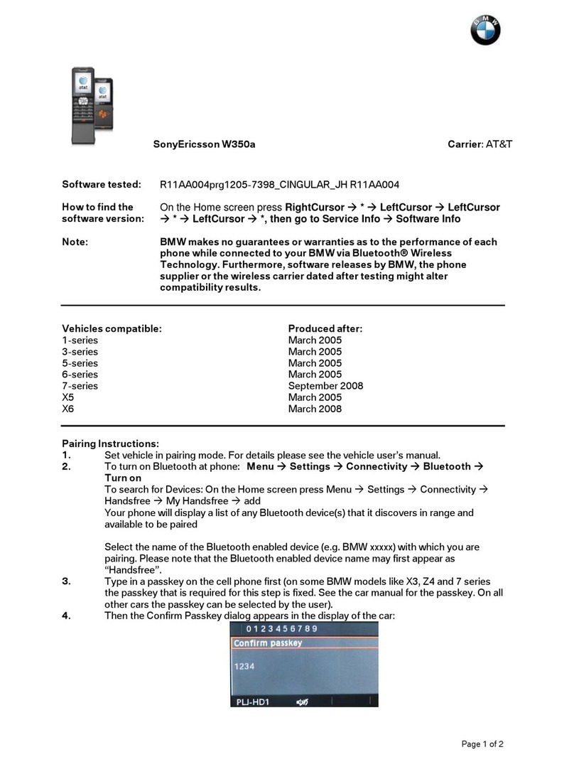 Sony Ericsson Walkman W350a User manual