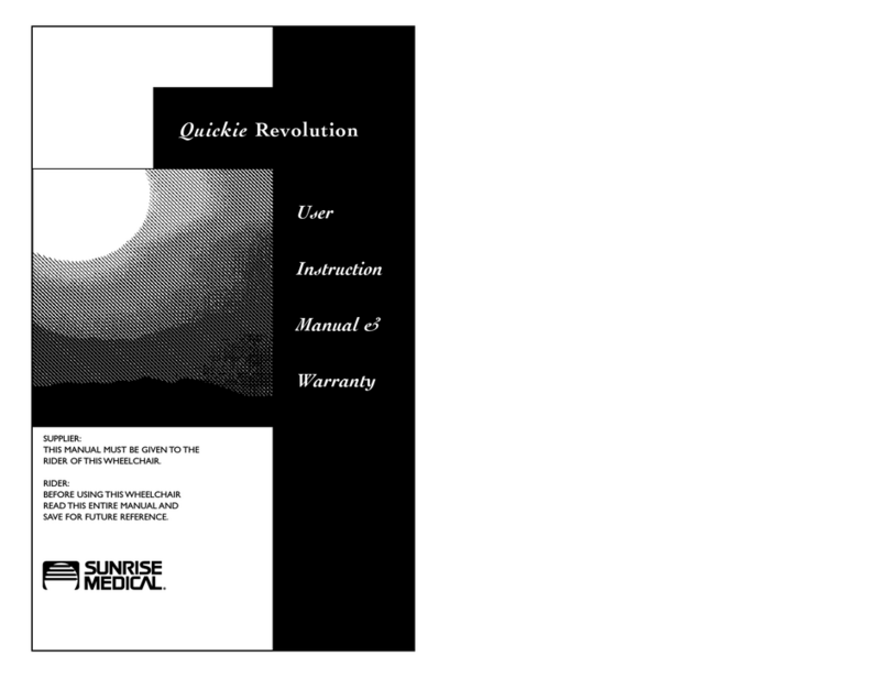 Sunrise Medical Quickie Revolution Installation and operation manual
