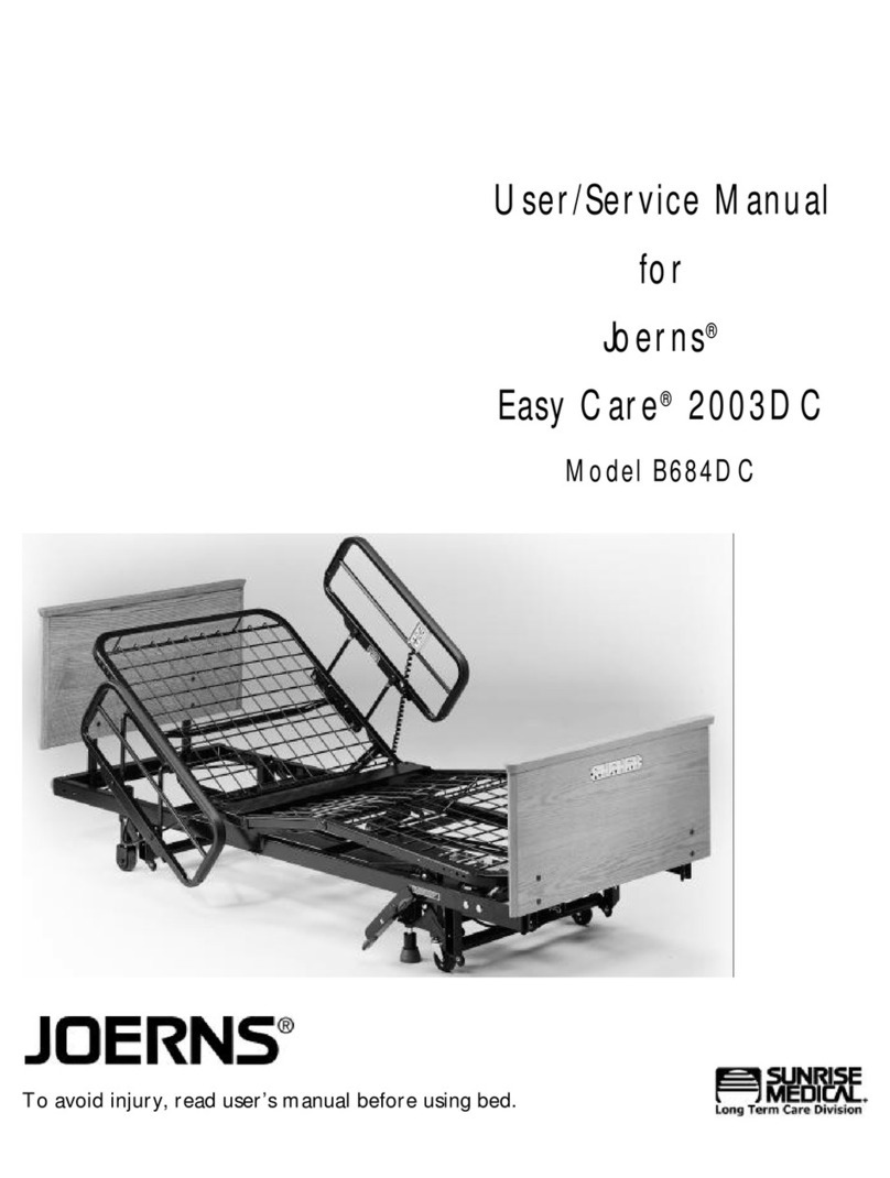 Joerns Healthcare JOERNS B684DC Troubleshooting guide