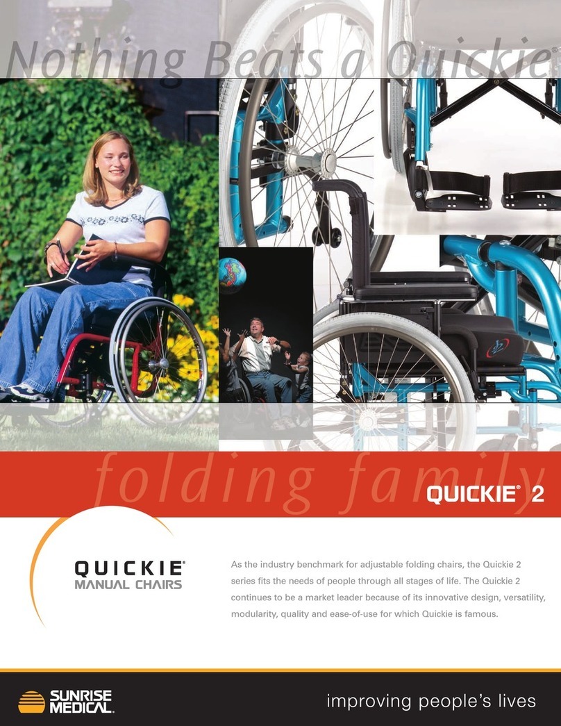 Sunrise Medical One-Arm Drive Quickie 2 Specifications Sunrise Medical One-Arm Drive Quickie 2 Specifications