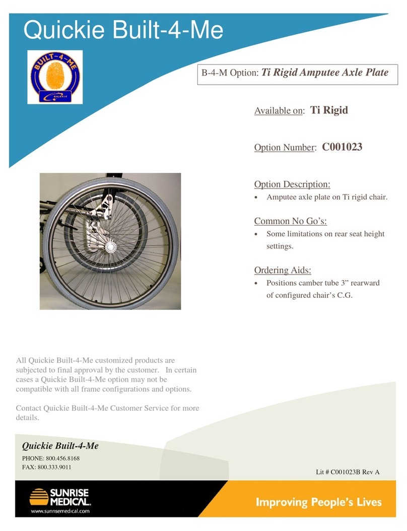 Sunrise Medical Ti Rigid C001023 brochure