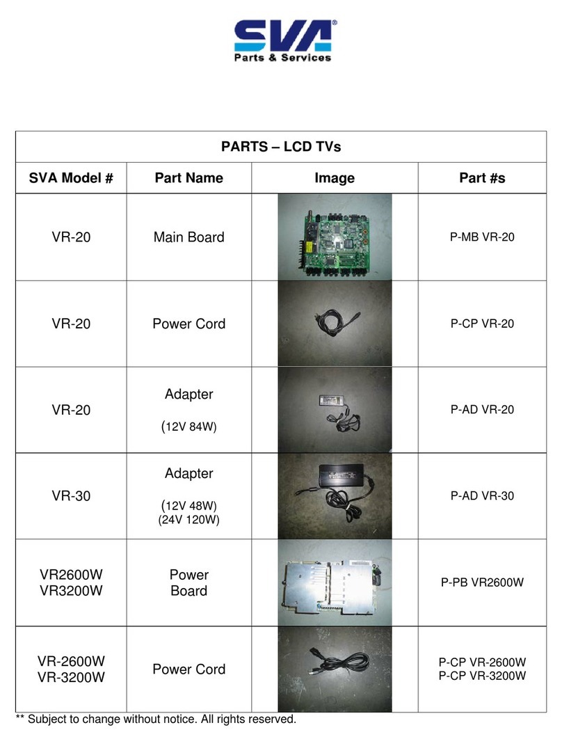 SVA VR-30 parts manual
