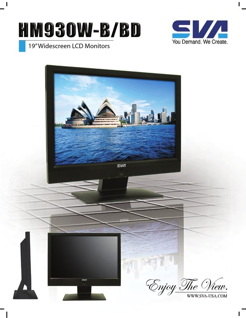SVA HM930W-BD User manual