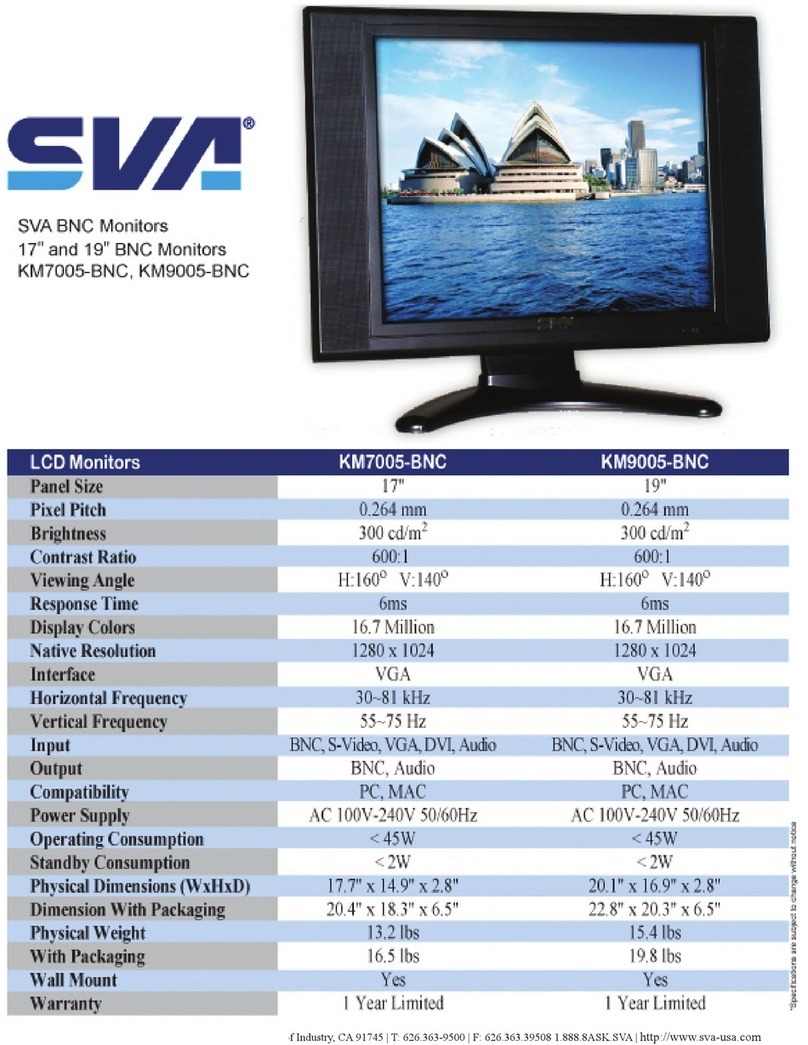 SVA KM7005-BNC User manual