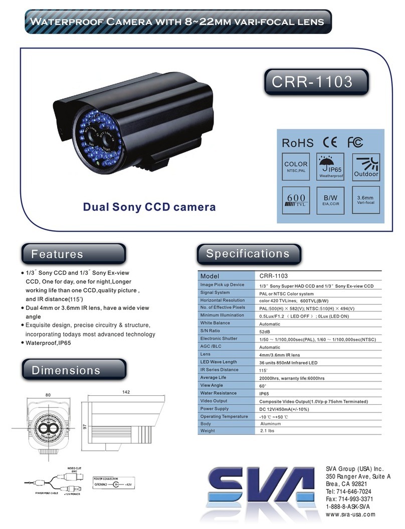 SVA CRR-1103 User manual