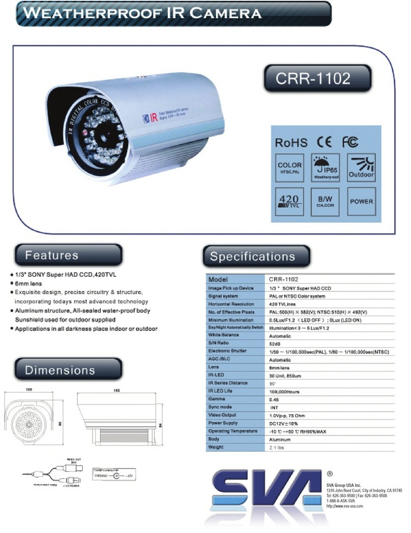 SVA CRR-1102 User manual