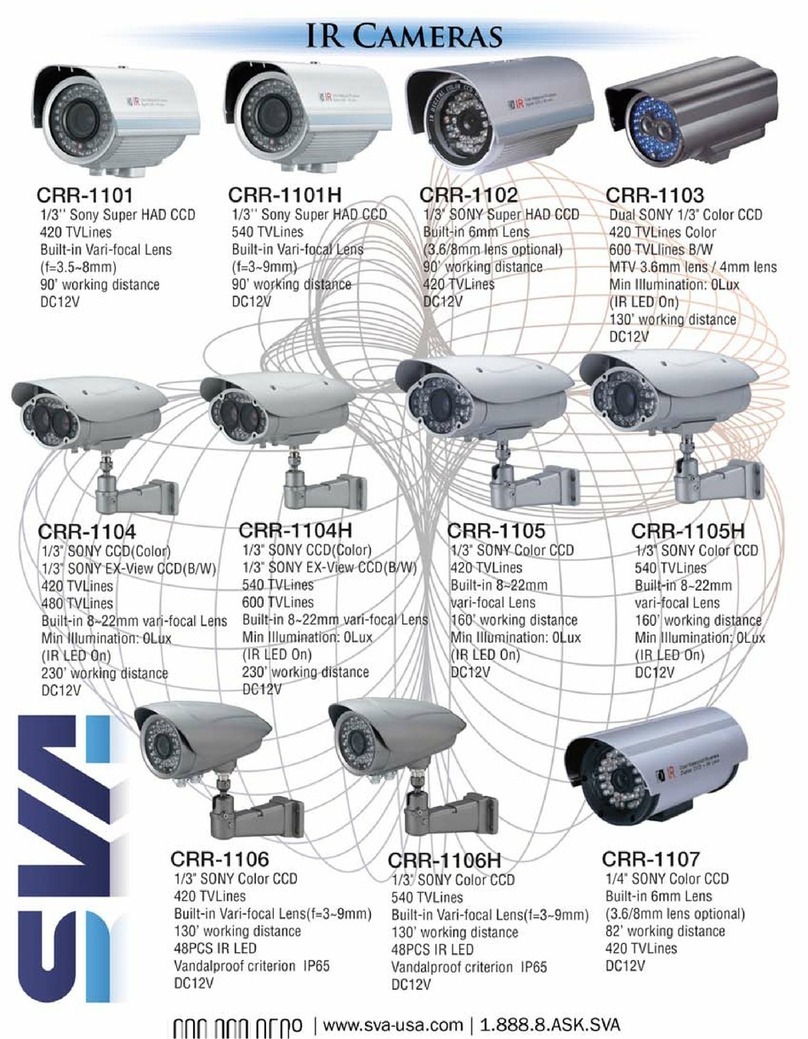 SVA CRR-1104H Specification sheet