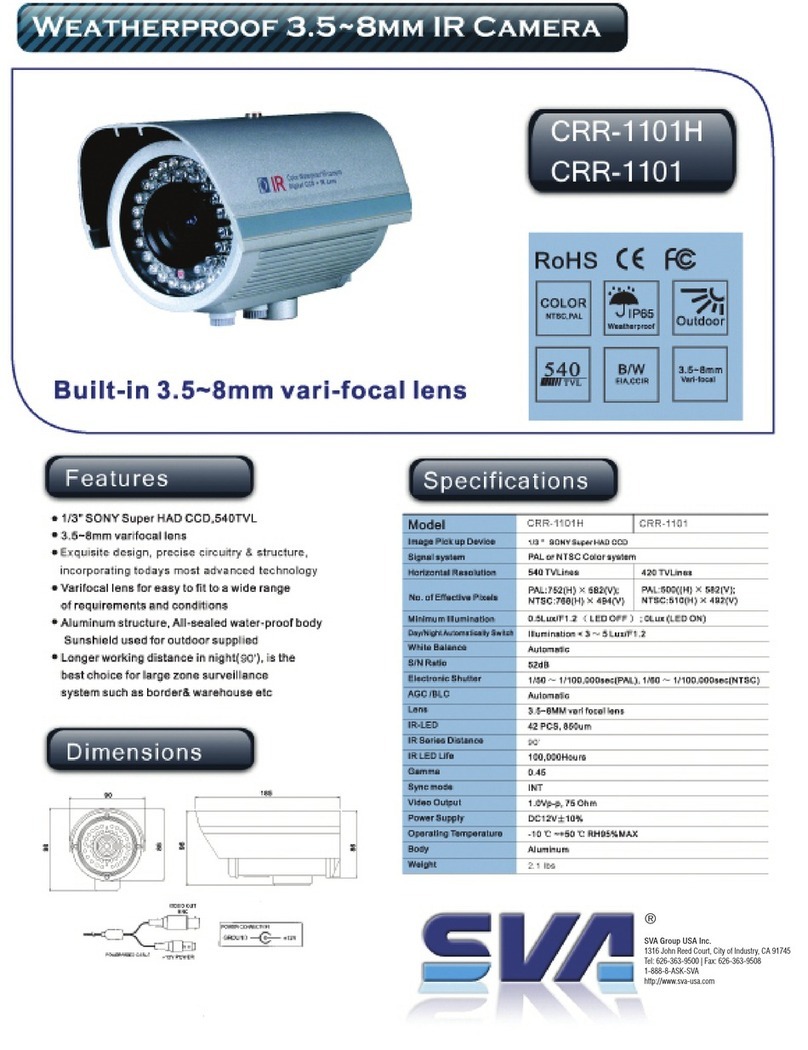 SVA CRR-1101 Specification sheet