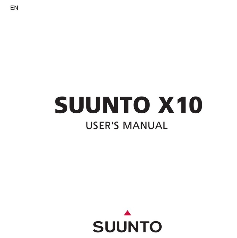 Suunto X10 user manual