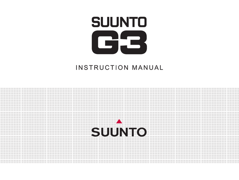 Suunto G3 instruction manual