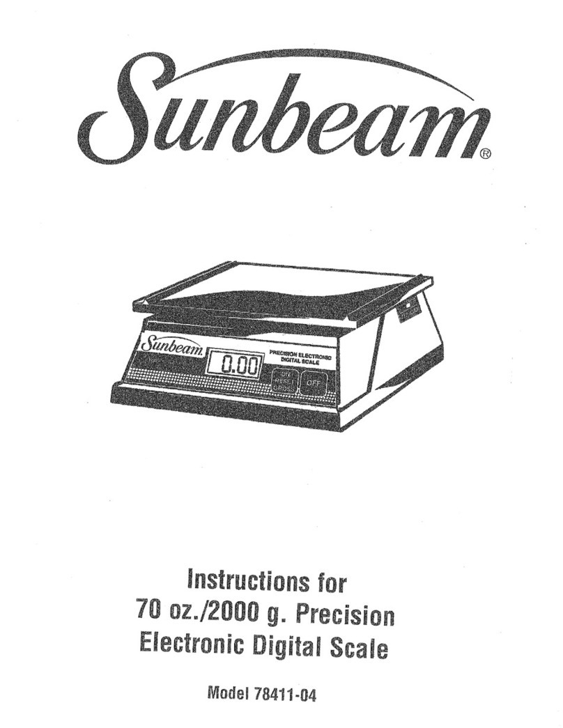 Sunbeam Precision 78411-04 User manual Sunbeam Precision 78411-04 User manual