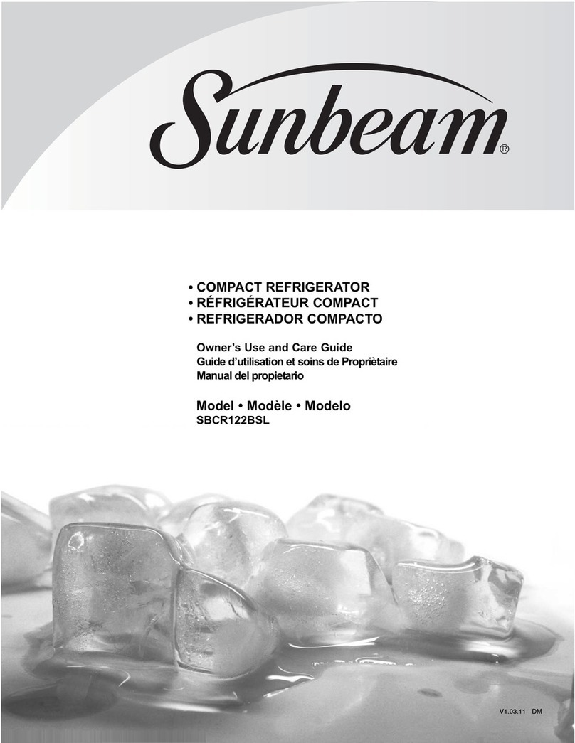 Sunbeam COMPACT SBCR122BSL Assembly instructions