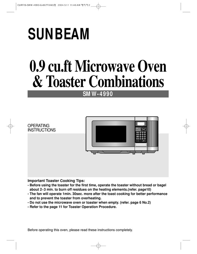 Sunbeam SMW-4990 User manual