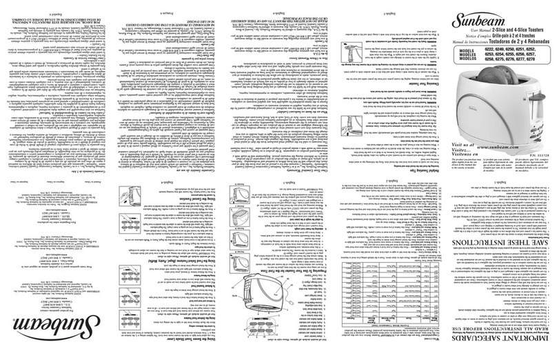 Sunbeam 6249 user manual