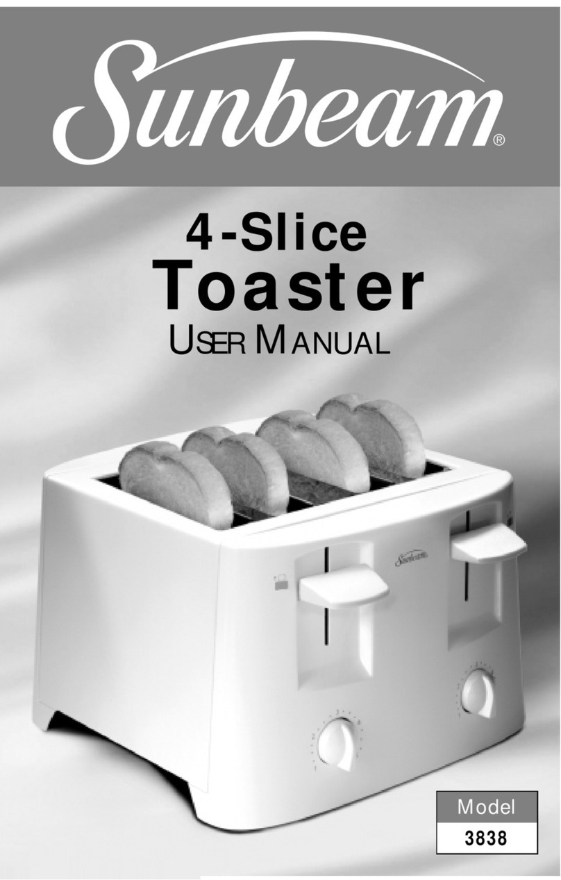 Sunbeam 3838 user manual