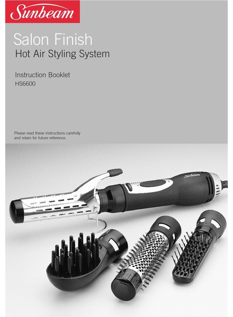 Sunbeam HS6600 Instruction booklet