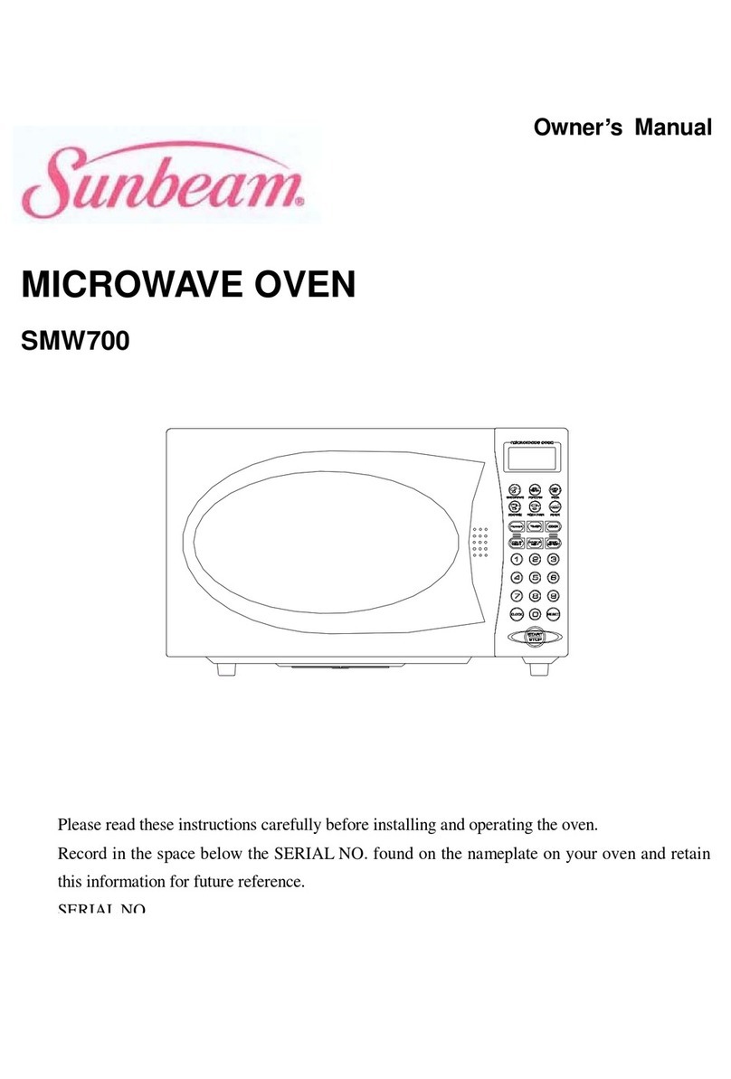Sunbeam SMW700 User manual