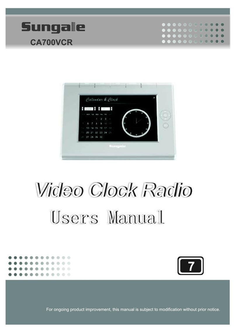 Sungale CA700VCR user manual