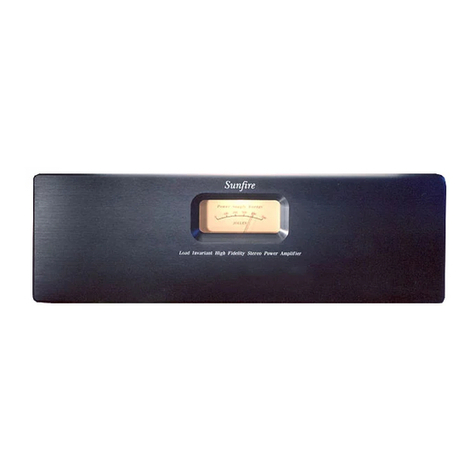 Sunfire cinema grand Series II User manual