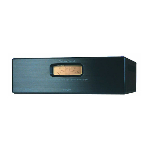 Sunfire Cinema Grand Signature 200-five User manual