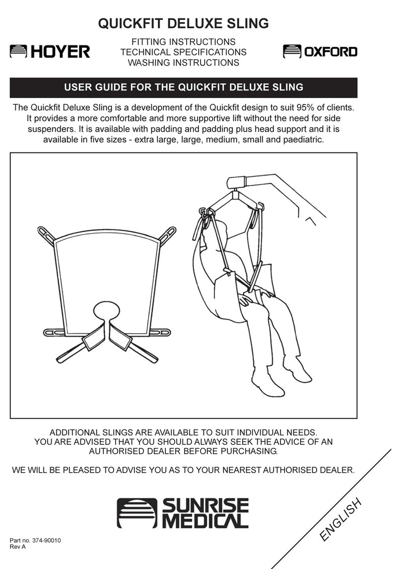 Sunrise Medical Hoyer User manual